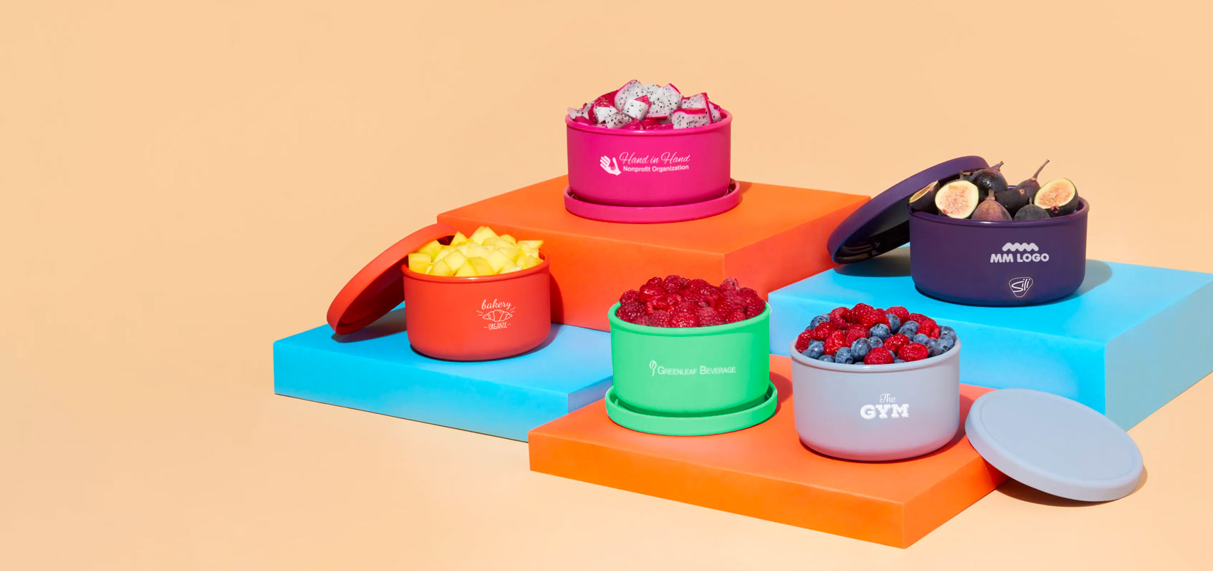 Minimal - 100% Silicone Collapsible Storage Containers - exist green