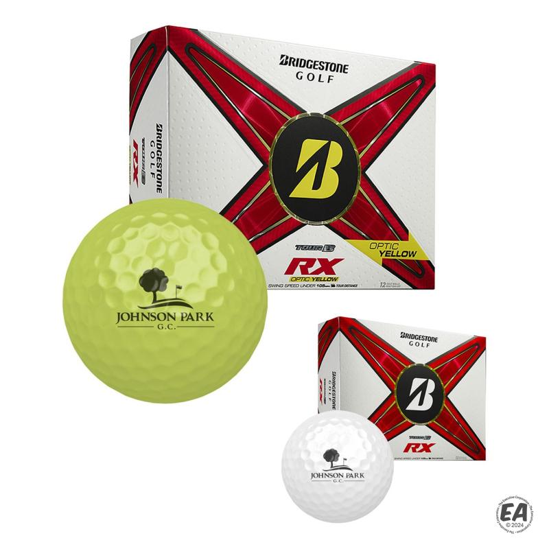 Customized Bridgestone Tour B RX Golf Balls Custom Golf Balls