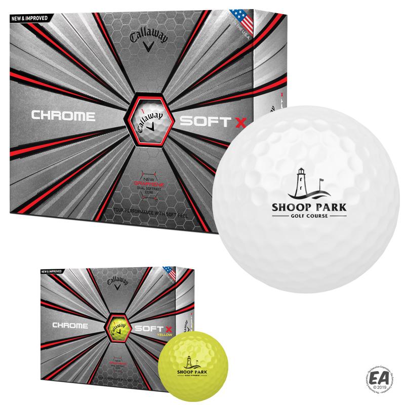 Promotional Callaway Chrome Soft X Golf Balls Customized Golf Balls Custom Callaway Chrome