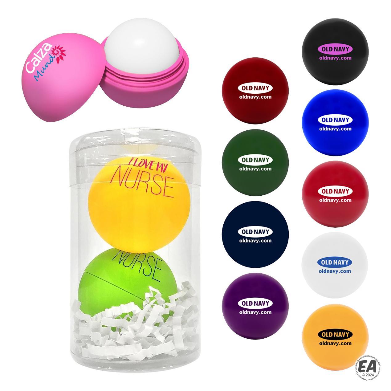 Promotional Lip Balm 2Pack Ornament Set Customized Lip Balms Branded Lip Balm 2Pack