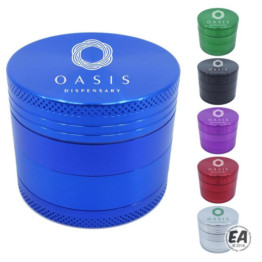 Customized Medium Aluminum Herb Grinder Branded Executive Gifts