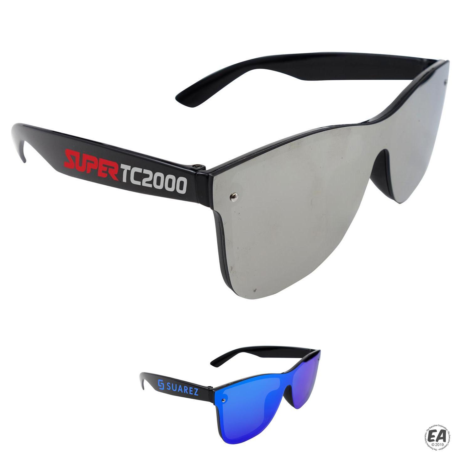 Promotional Reflective Rimless Sunglasses Customized Sunglasses Branded Reflective Rimless