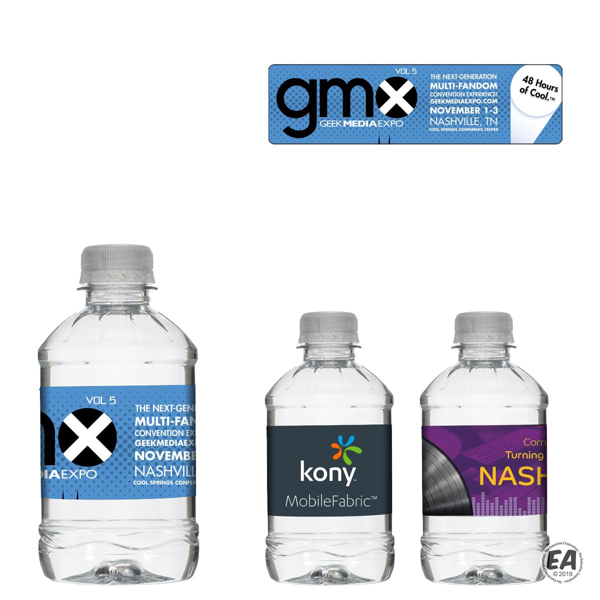 Customized 10 oz Custom Label Bottled Water (TX) Promotional Bottled
