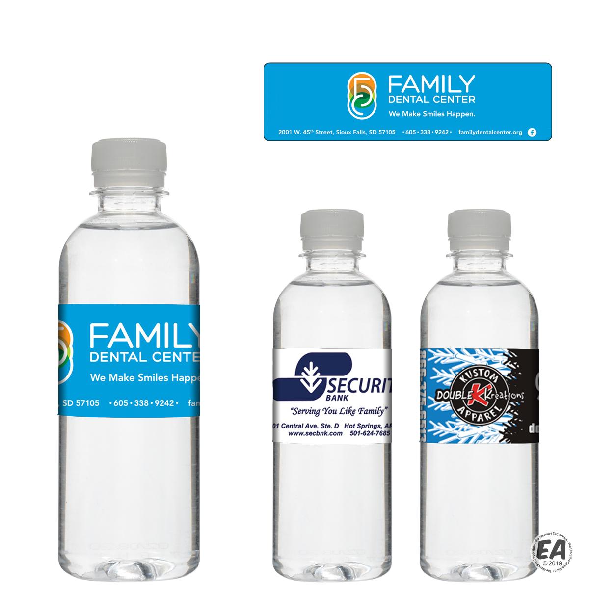 Custom 12 oz Custom Logo Bottled Water (CA) Customized Bottled Water Promotional 12 oz