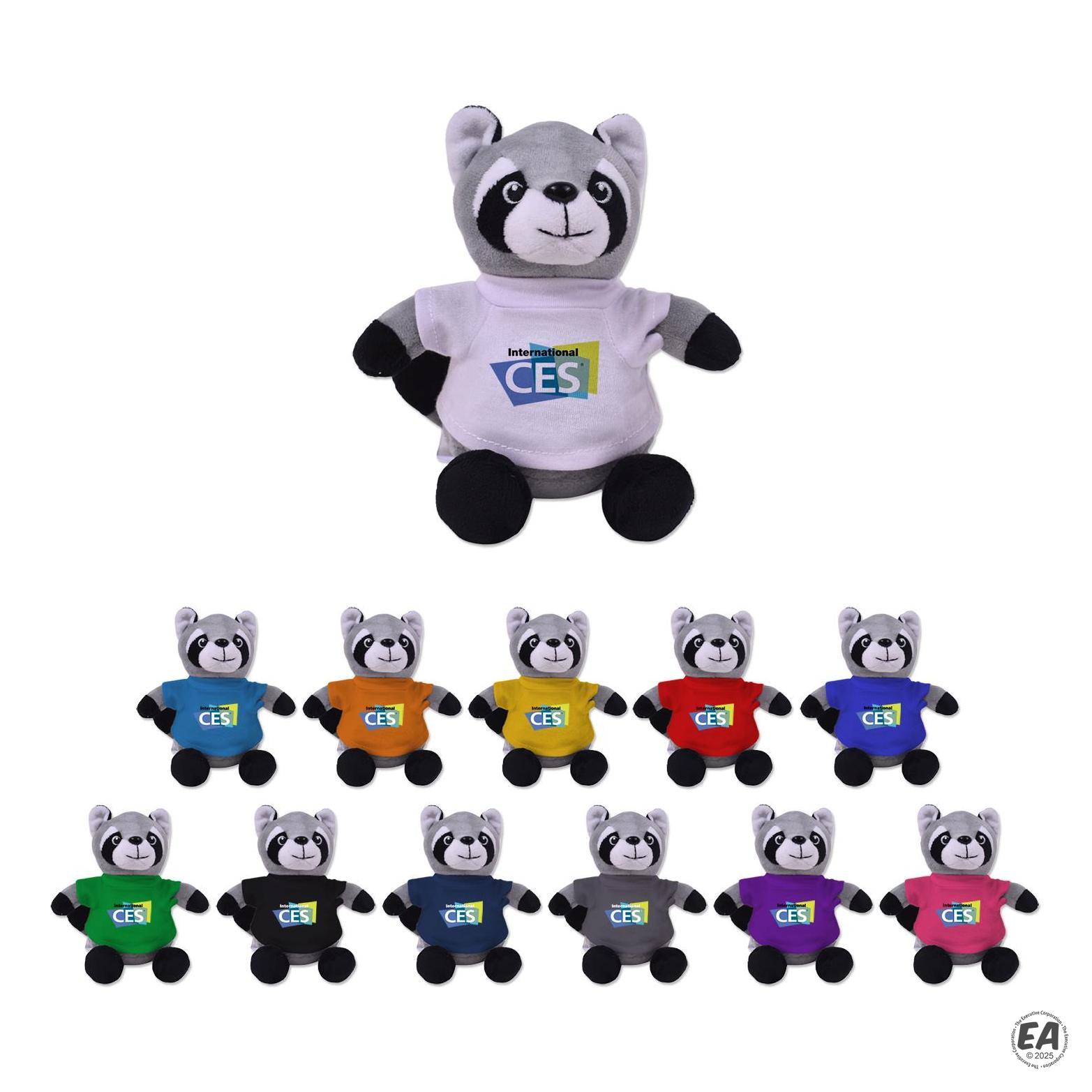 Dj Rascal Plush Customized 6 Rascal Raccoon Plush Toy | Promotional Stuffed Animals ...