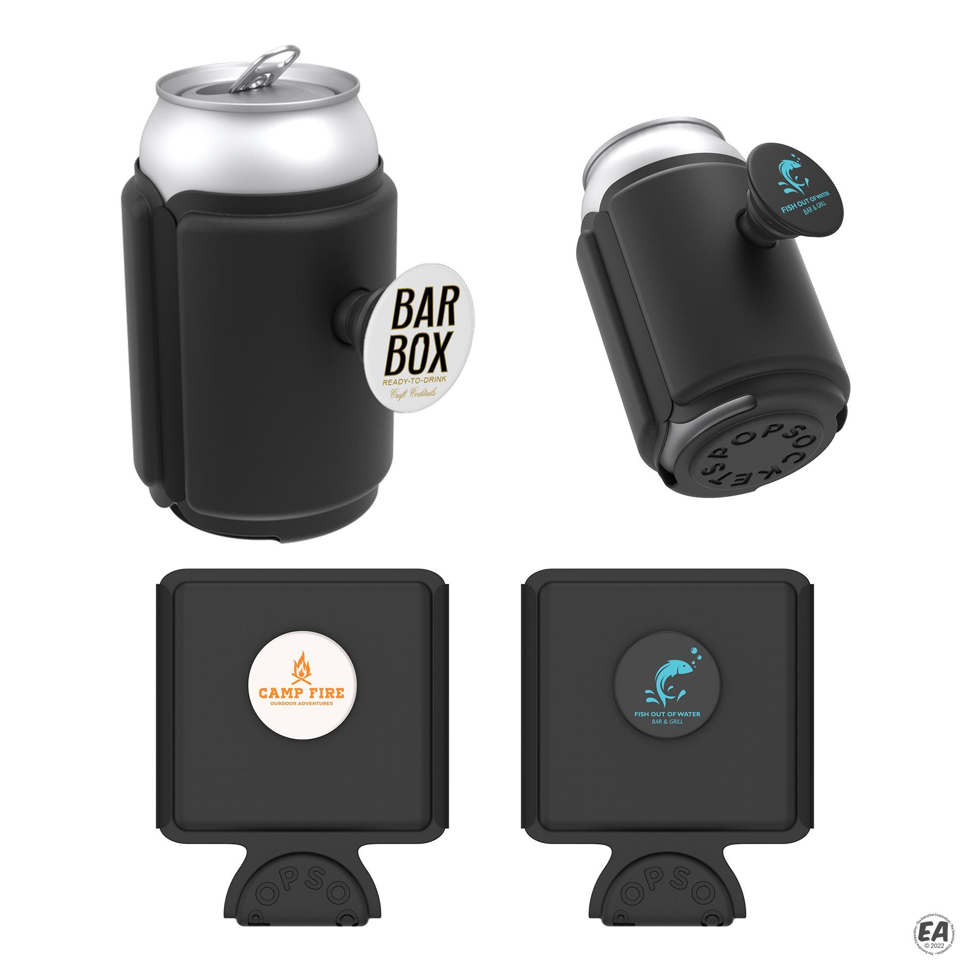 Customized Popsocket Pop Can Holder Coozie Promotional Phone Grips Custom Popsocket Pop Can