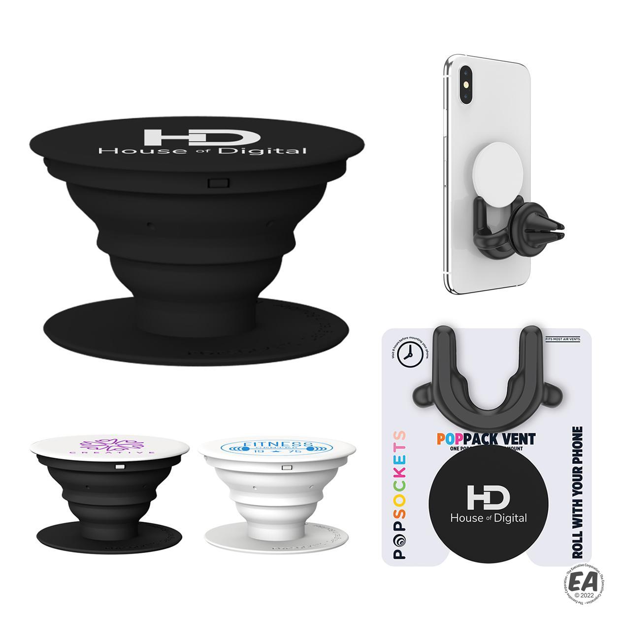 Promotional Popsocket Vent Mount with Pop Grip Customized Car Phone