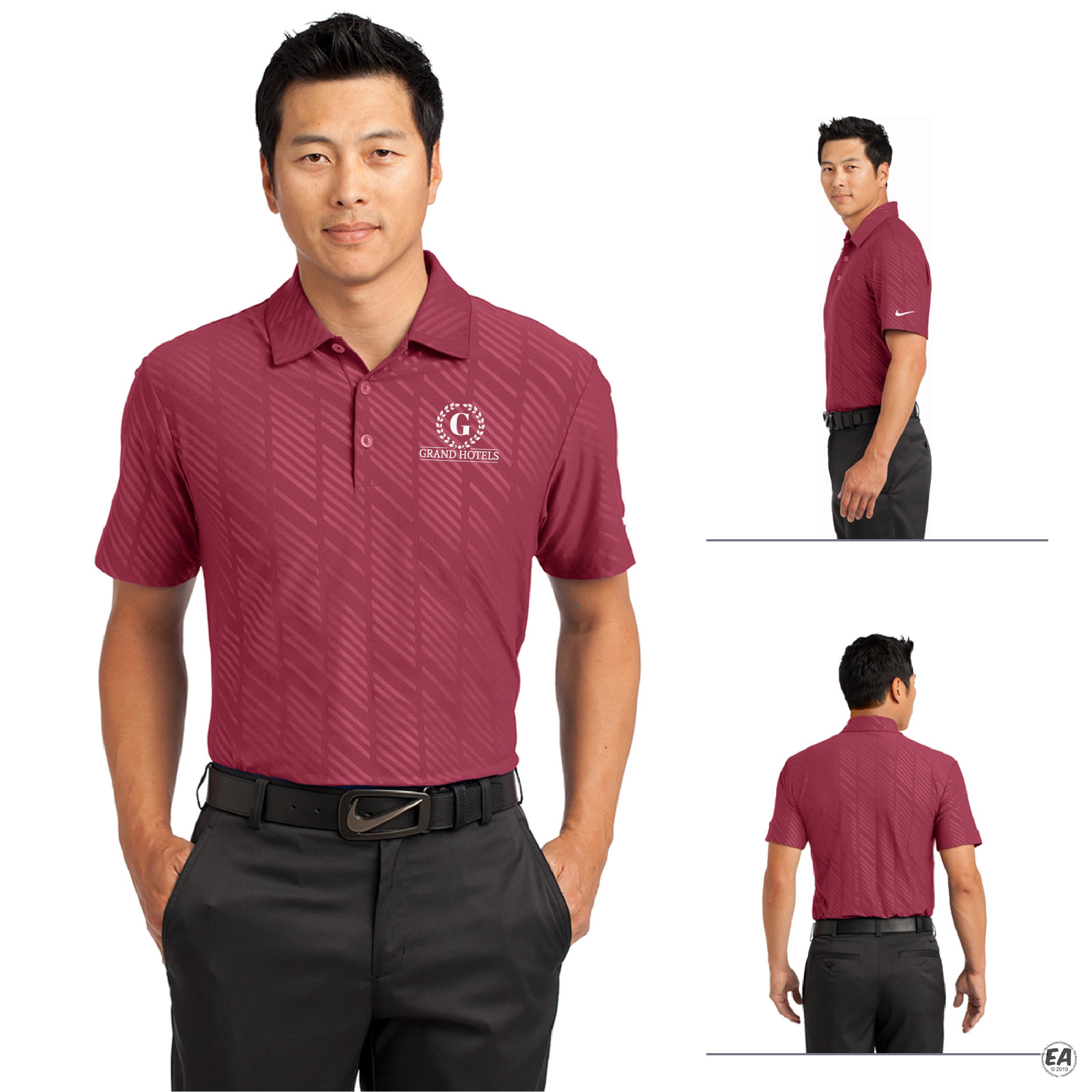 Promotional Nike 632412 DriFIT Embossed Polo Custom Performance