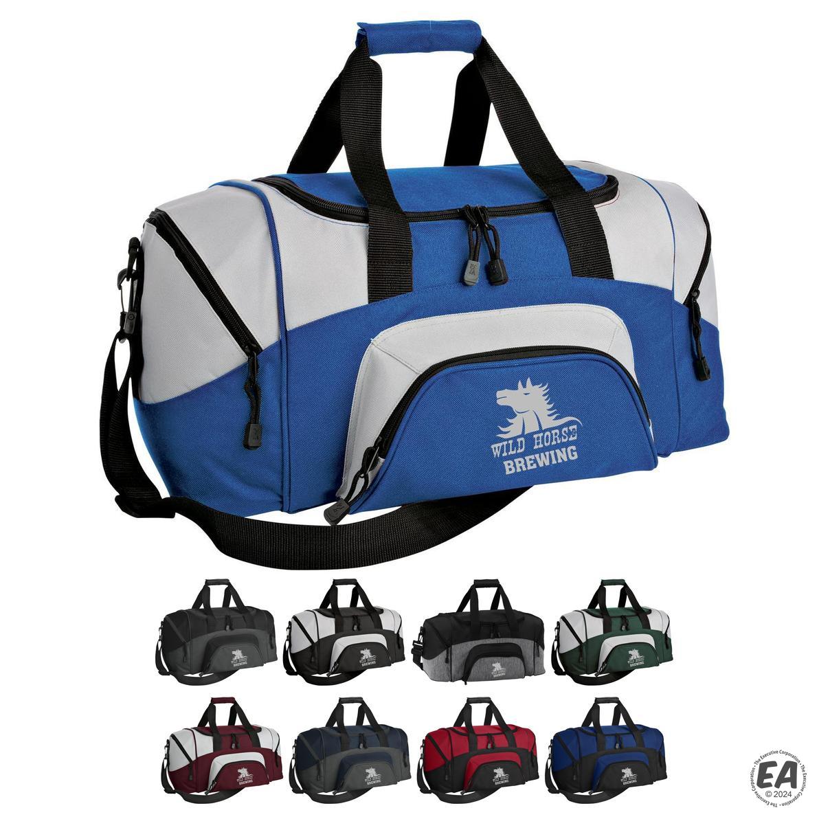 Custom Port Authority BG990S Small Colorblock Sport Duffel Branded Duffel Bags Promotional
