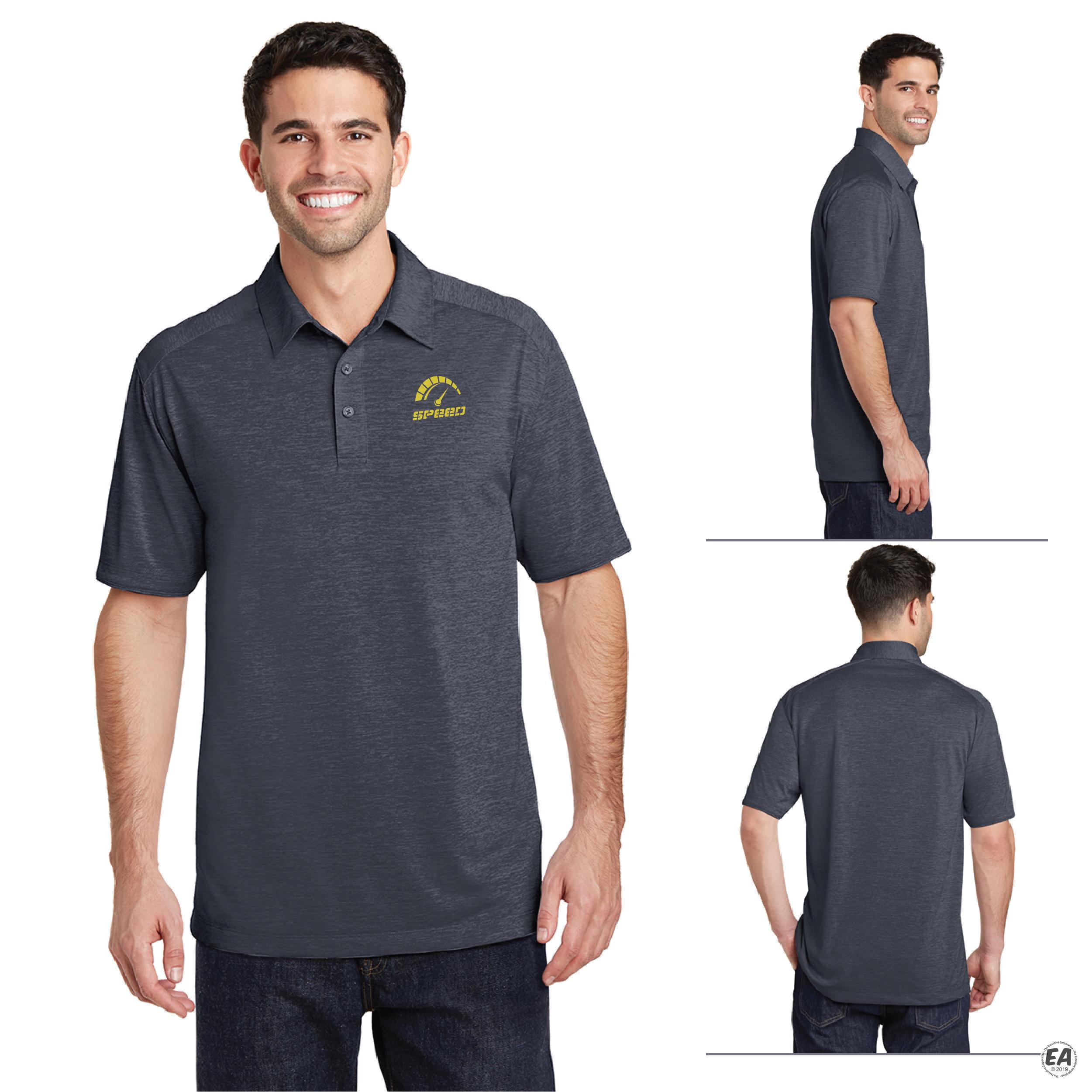 Promotional Port Authority K574 Digi Heather Performance Polo | Customized Performance Polos 