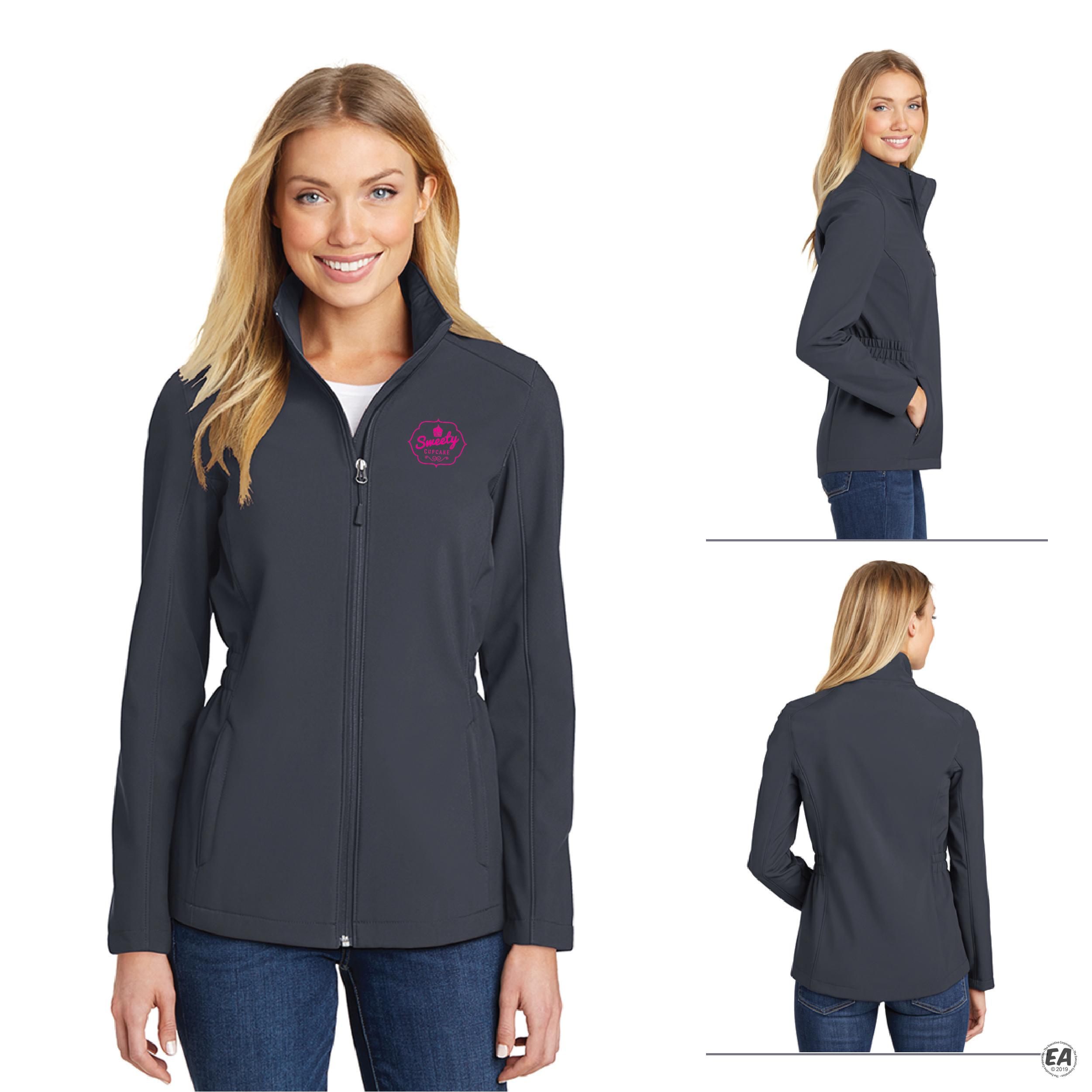 Branded Port Authority L334 Ladies CinchWaist Soft Shell Jacket Customized Ladies Corporate