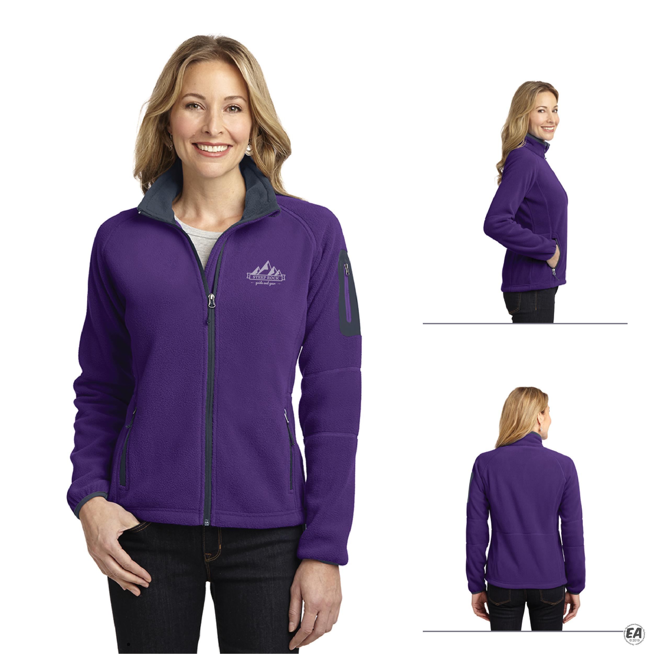 Promotional Port Authority L229 Ladies Enhanced Value Fleece Full-Zip  Jacket, Customized Ladies Zip Fleece