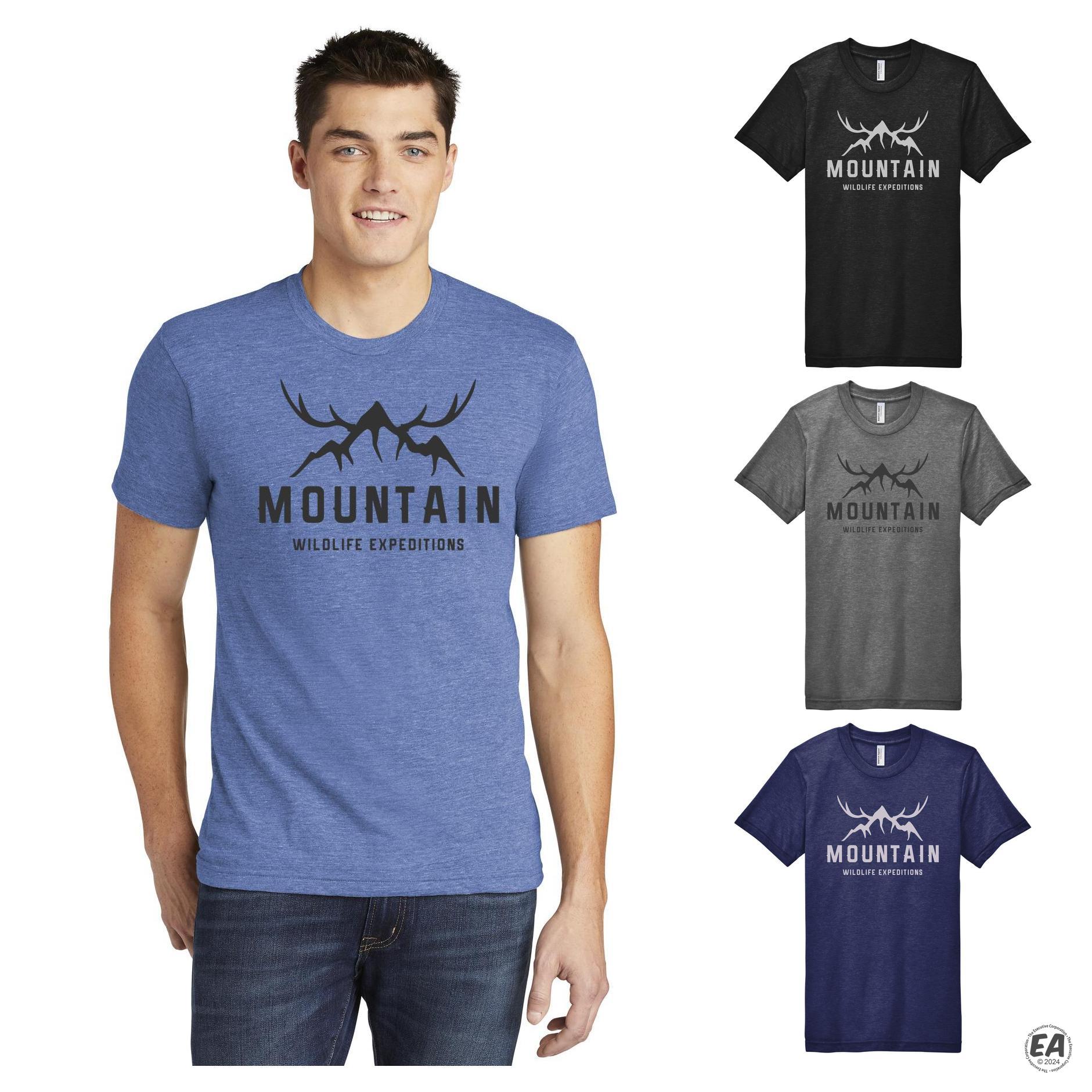 Customized American Apparel TR401W Tri-Blend Short Sleeve Track T-Shirt ...