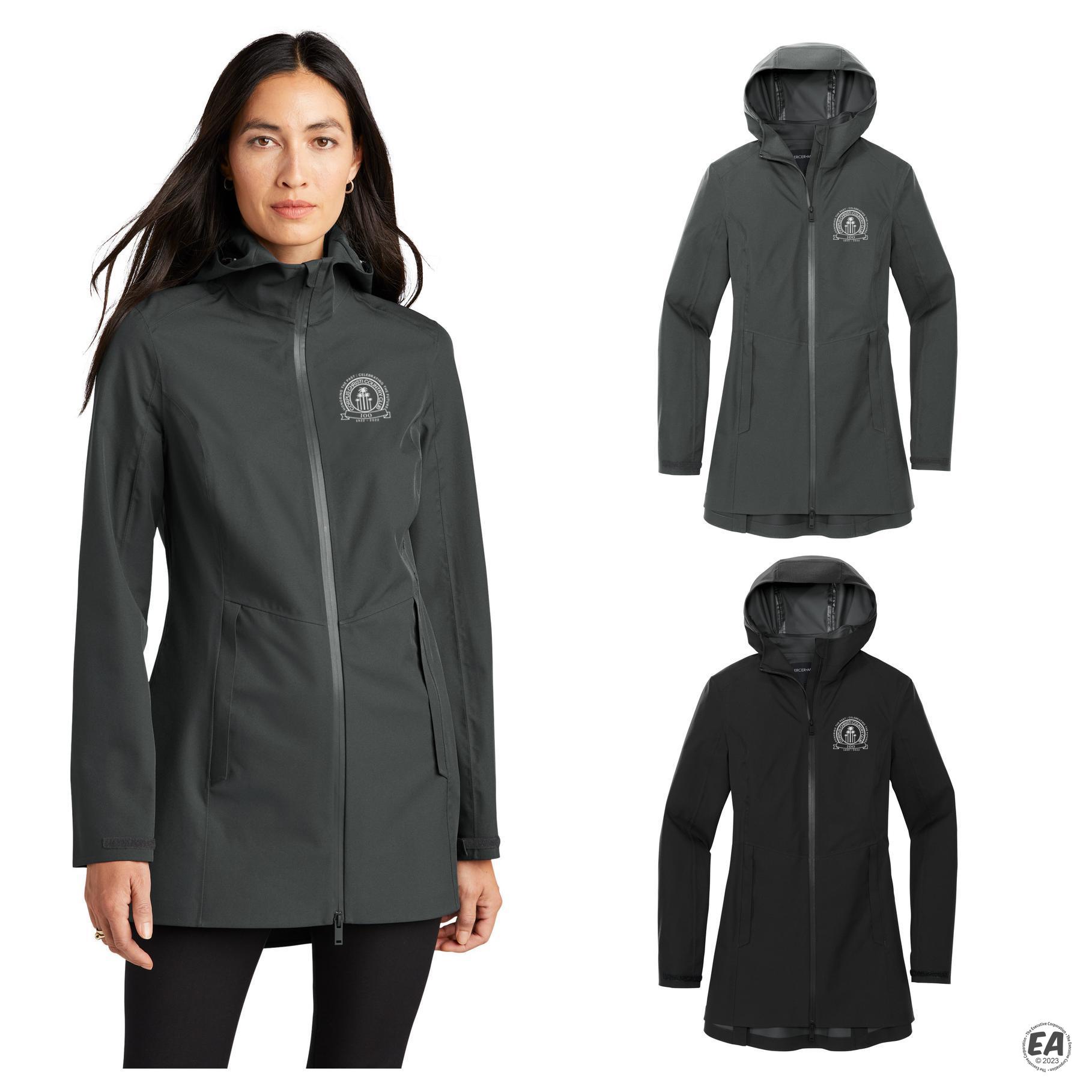 Customized Mercer+Mettle MM7001 Women's Waterproof Rain Shell | Branded ...