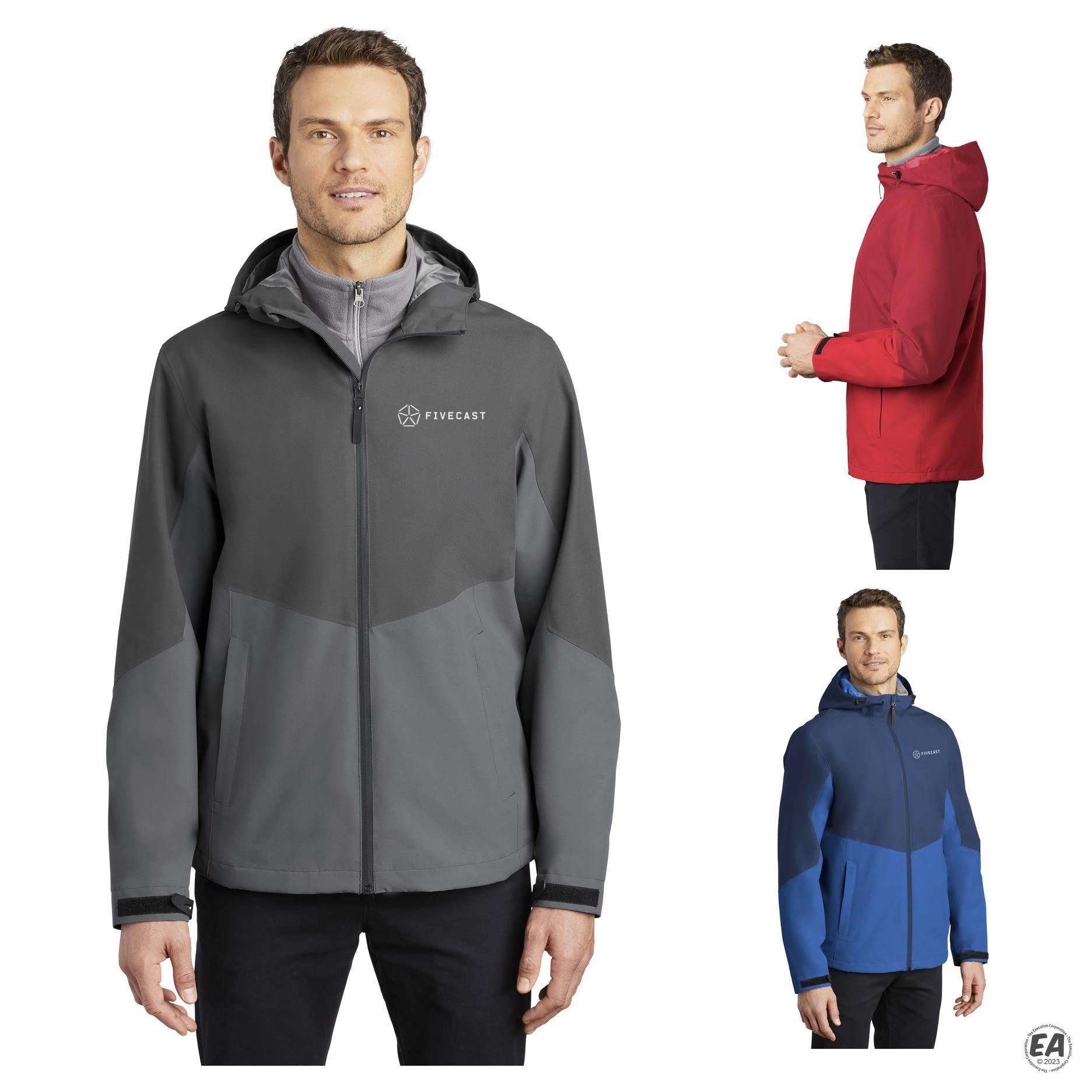 Customized Port Authority J406 Tech Rain Jacket | Custom Duffel Bags ...