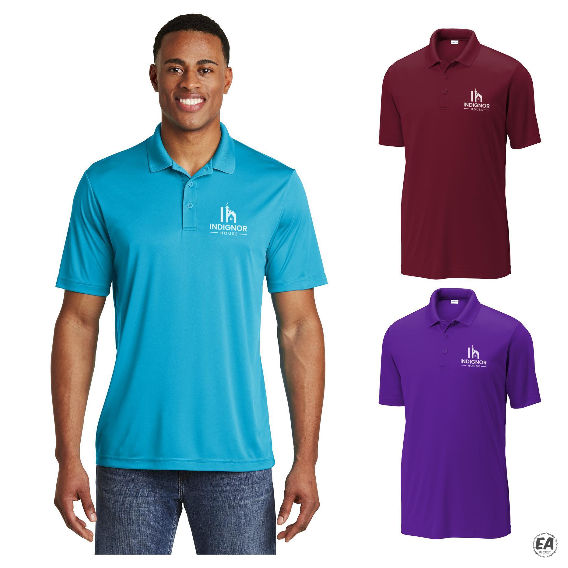 Customized SportTek ST550 PosiCharge Competitor Polo Custom Polos Branded SportTek ST550