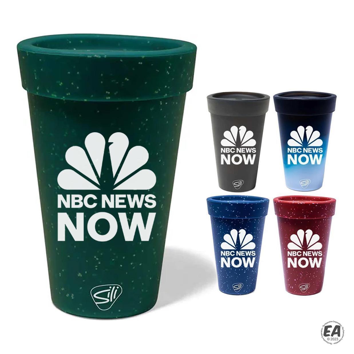 Customized Silipint 16 oz Coffee Tumblers Promotional Plastic