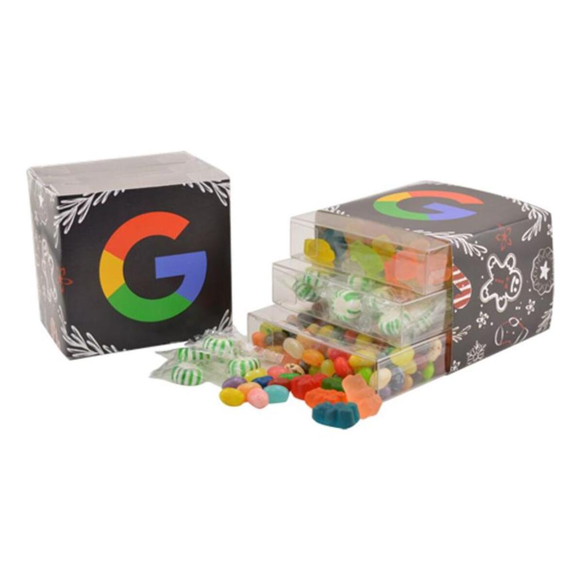 Promotional 3 Way Candy Stack Acetate Tower | Custom Candies | Branded ...
