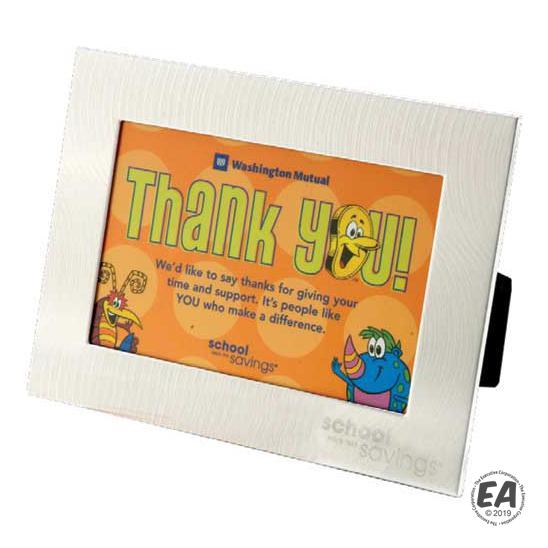 Promotional Columbia Collection 5x7 Picture Frame Branded Metal