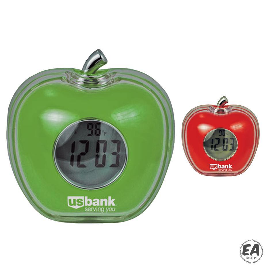 Customized Talking Apple Shaped Alarm Clock Custom Digital Clocks