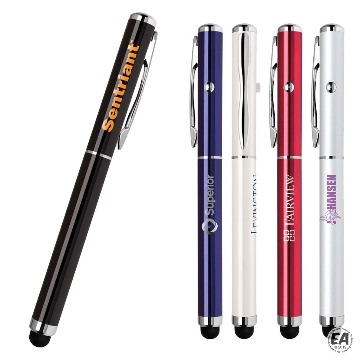 Promotional 2in1 SoftTouch Stylus Laser Pointer Customized