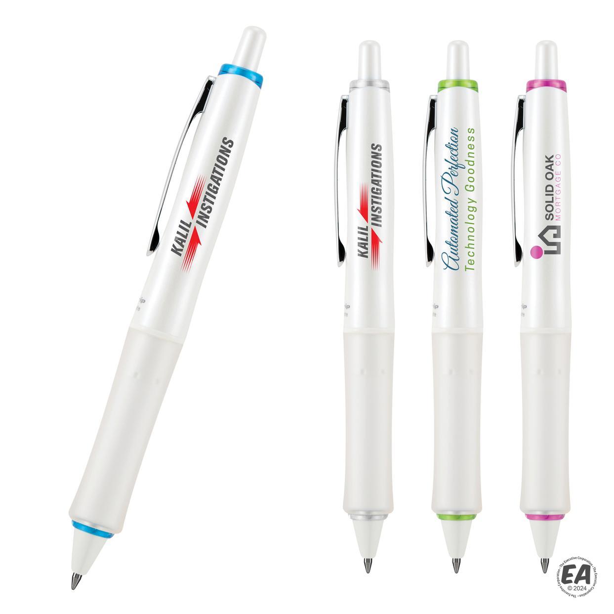 Customized Pilot Dr. Grip PureWhite Advanced Ink Pen | Promotional ...