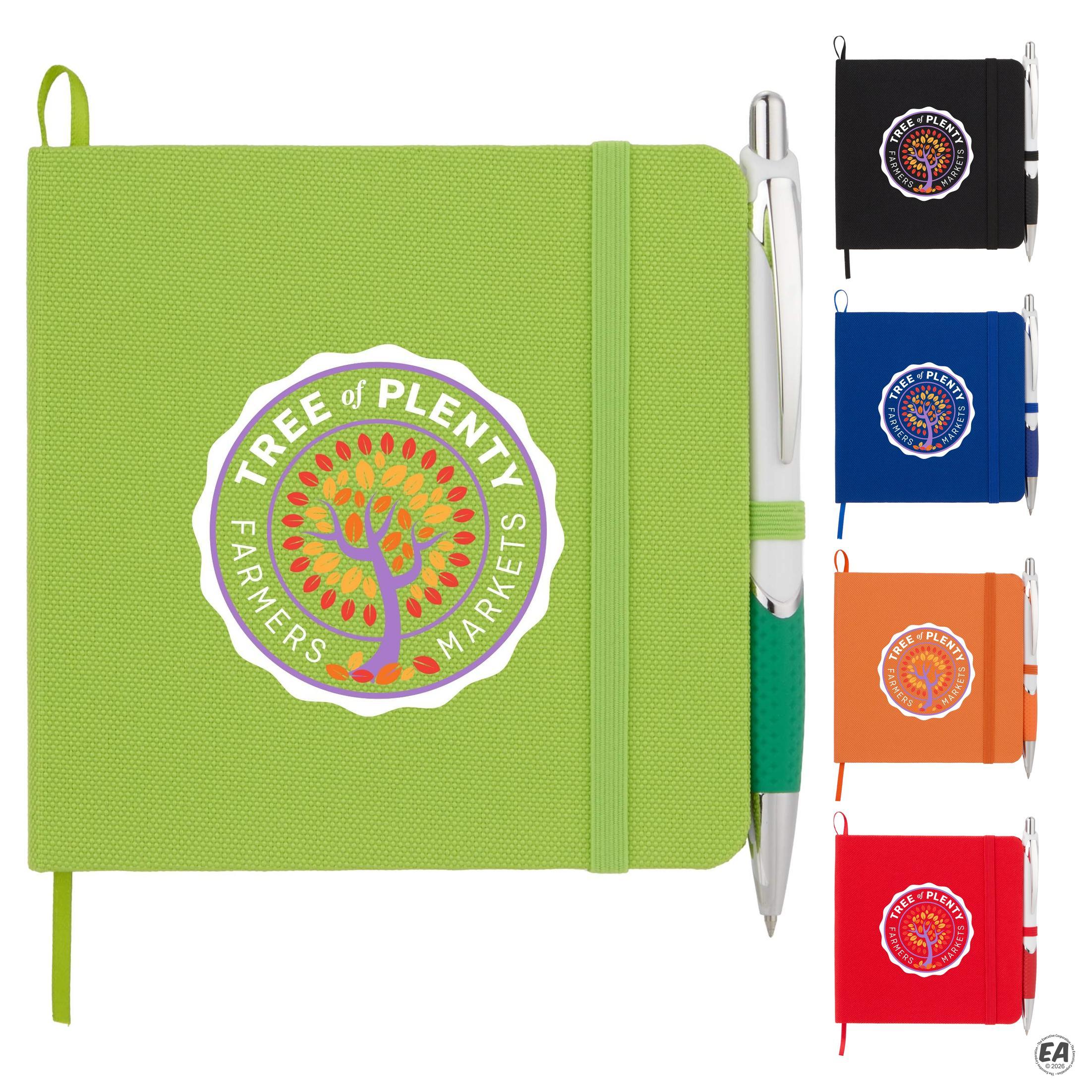 Customized Remark Recycled Square Notebook 4.7x4.7 | Promotional ...