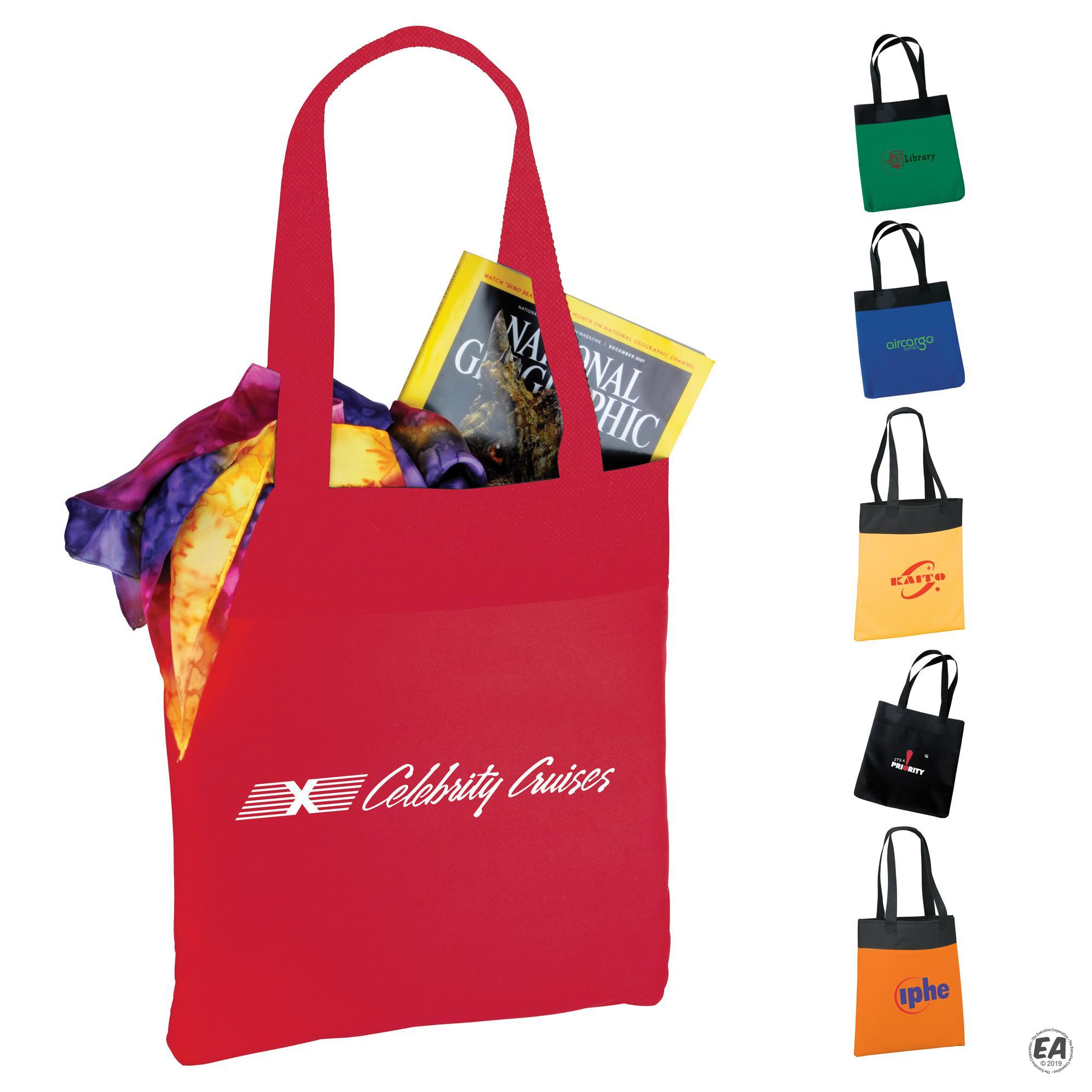 Promotional The Deluxe Convention Tote Bag Customized Tote Bags
