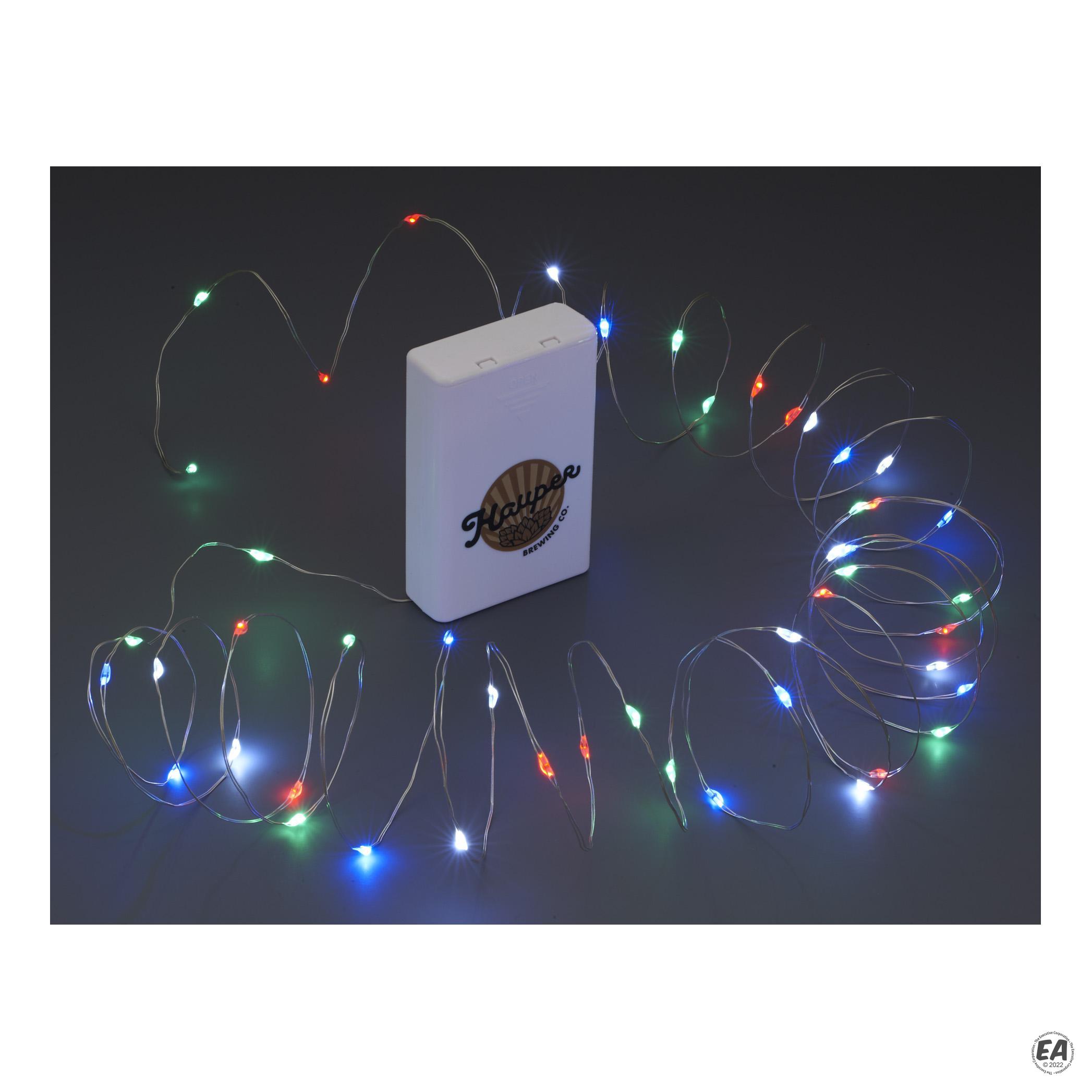 Branded Music Beat Activated String Lights Promotional Light Box