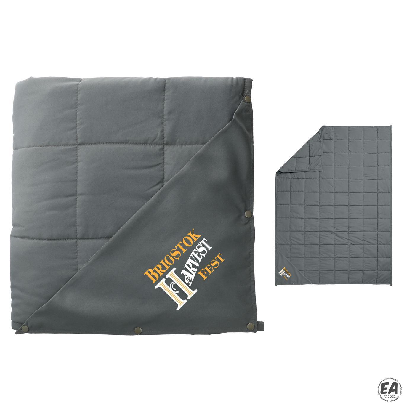 Customized Zen 12lb Weighted Blanket Promotional Blankets Custom