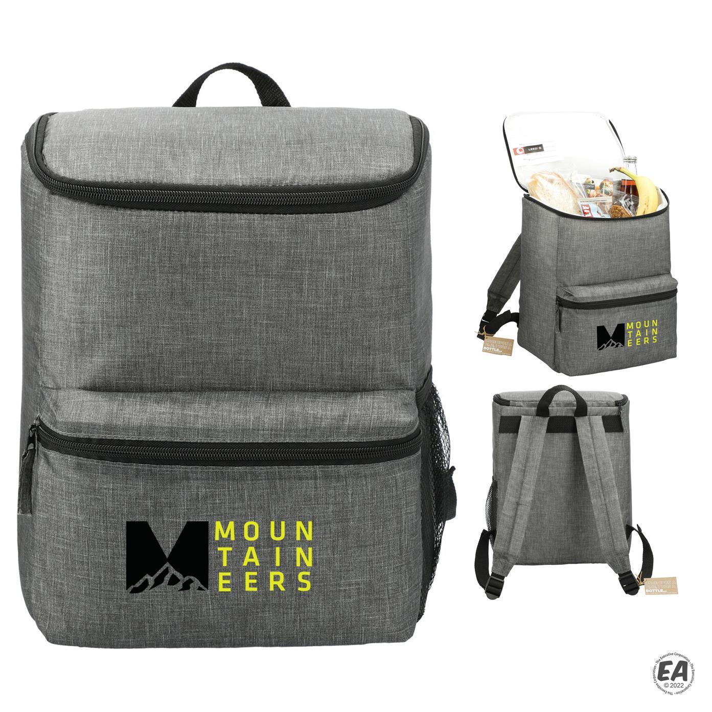 Customized Excursion Recycled 20 Can Backpack Cooler Promotional