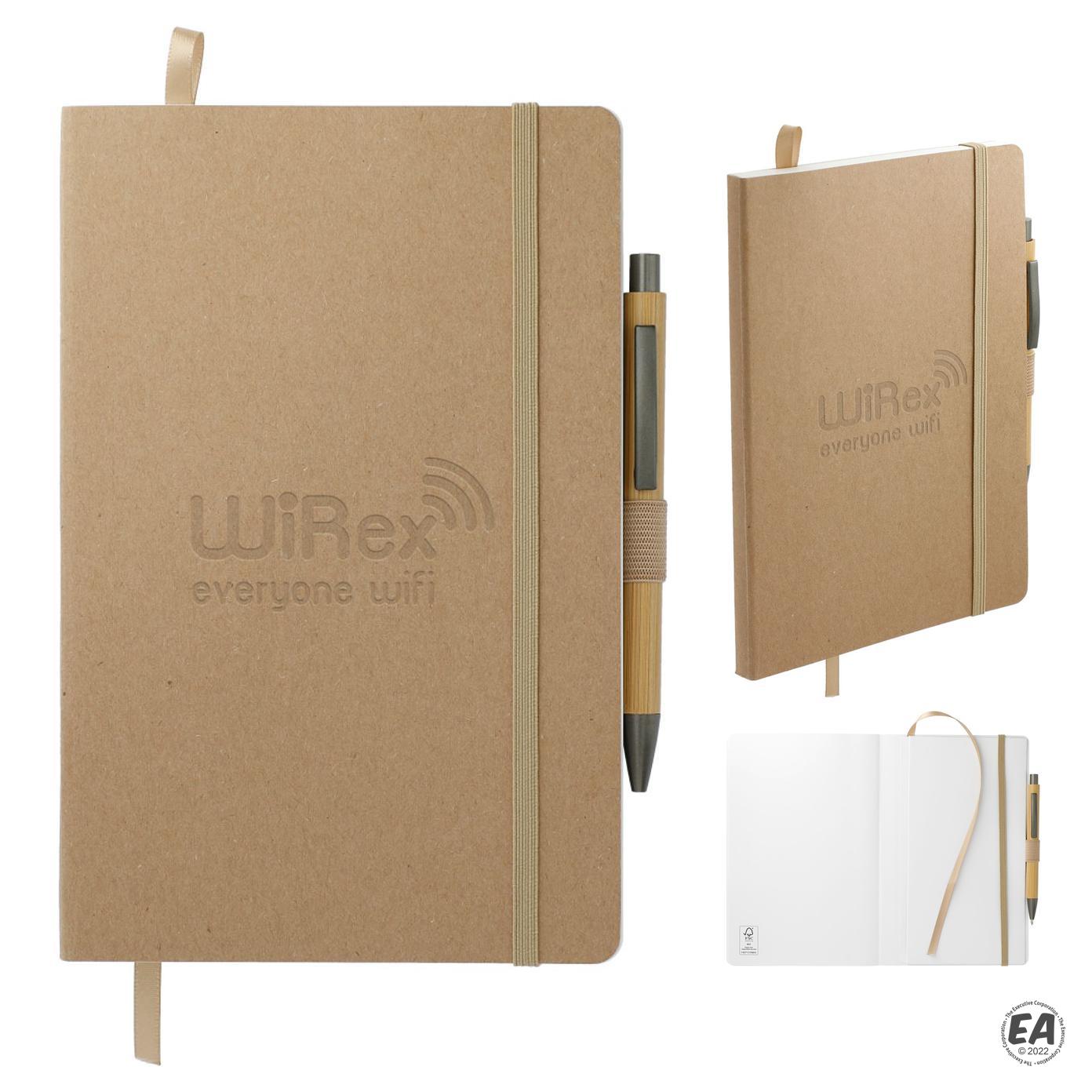 Customized JournalBook FSC Mix Stone Bound 5.5x8.5 JournalBook Set ...