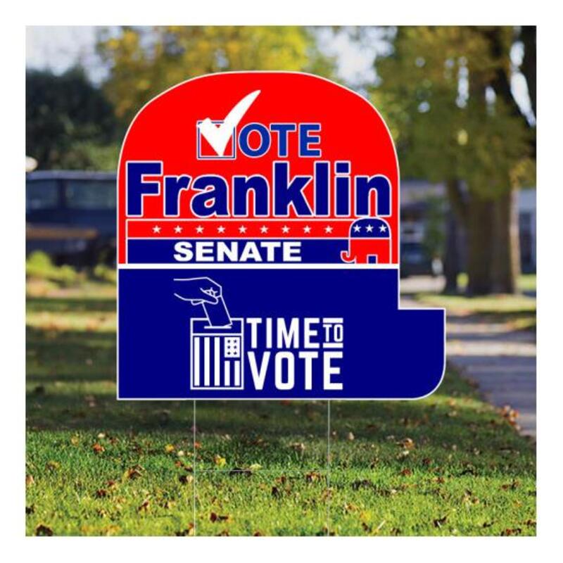 Promotional 20x20 Elephant Shaped Full Color Yard Signs - Double Side ...