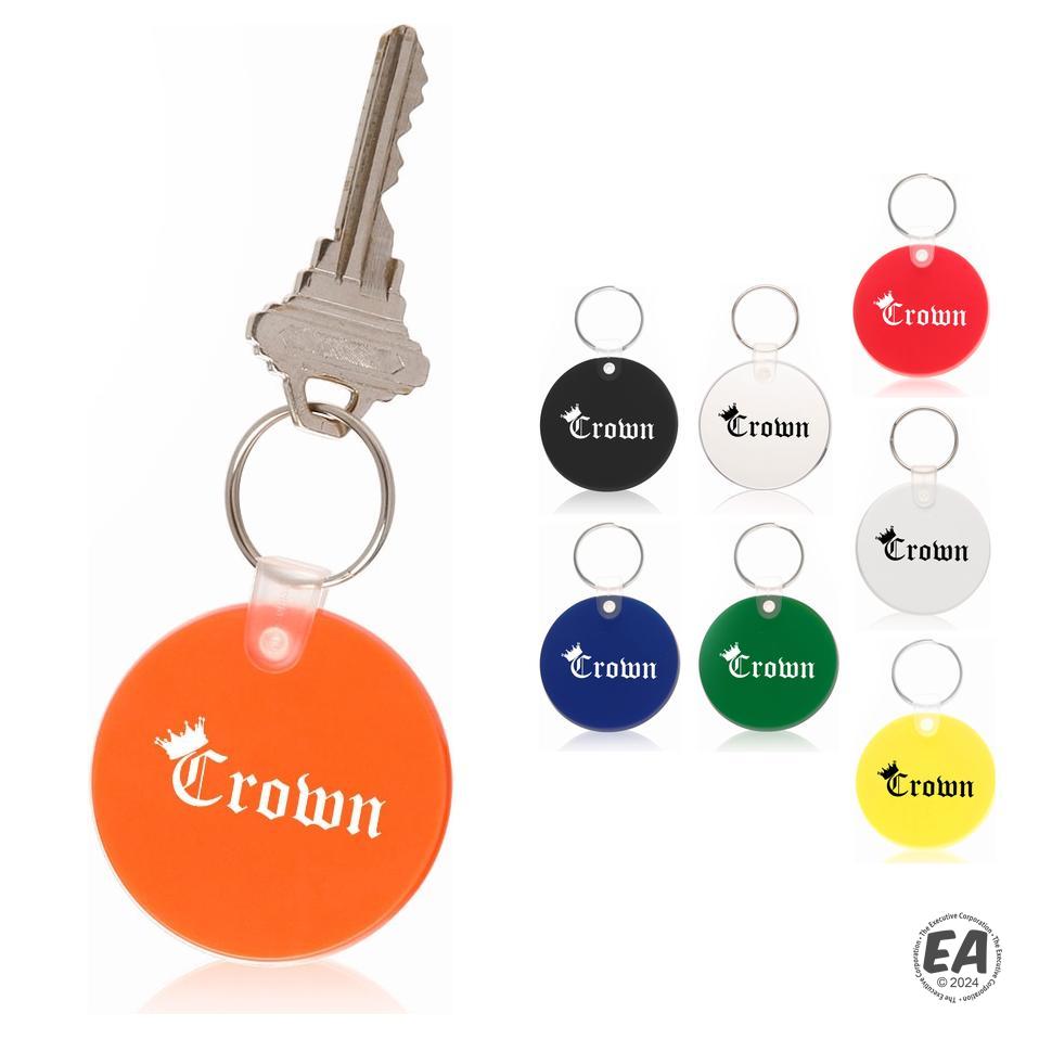 Customized Round Soft Key Tags | Branded Flashlight Keychains ...