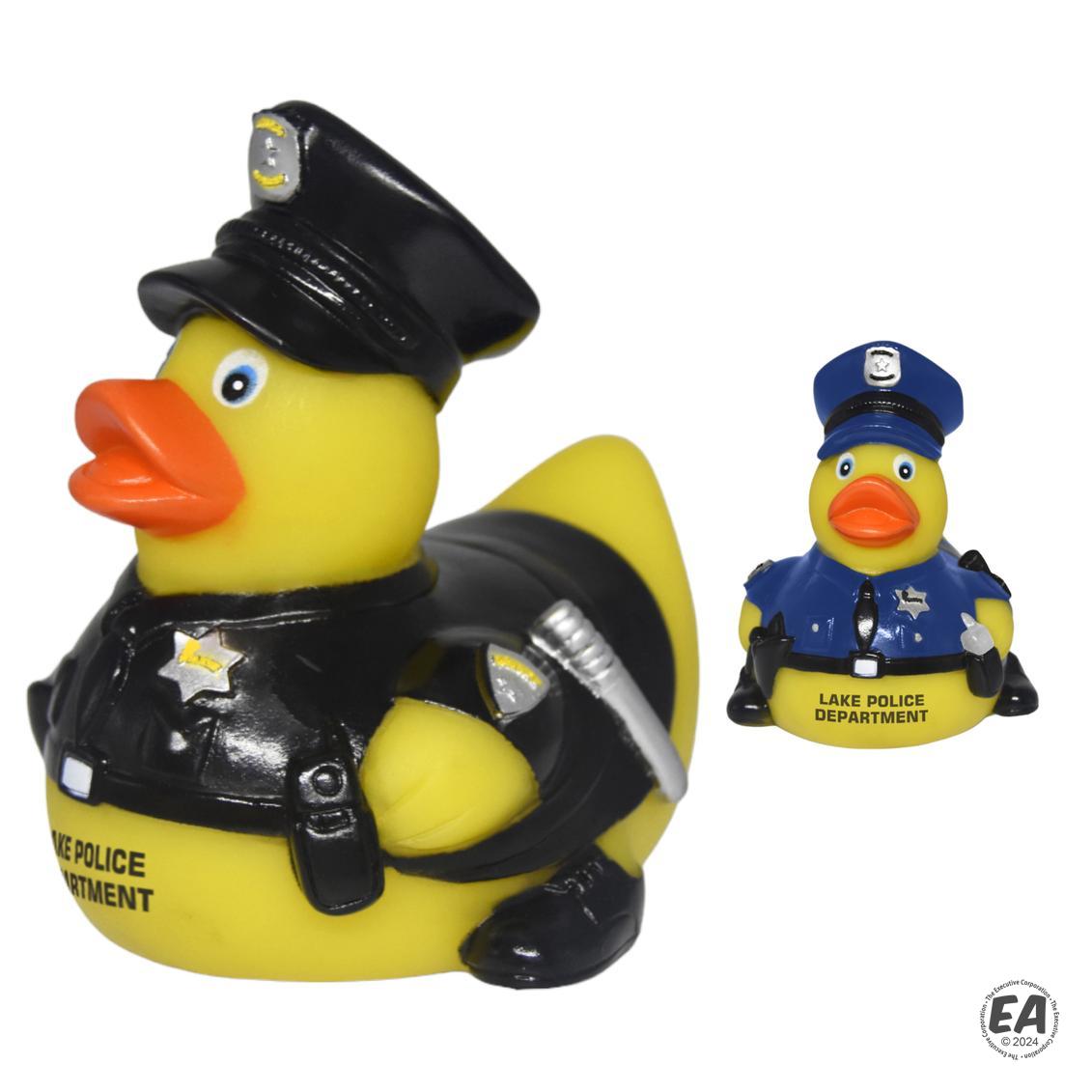 Promotional Police Officer Rubber Duck Branded Rubber Ducks Custom