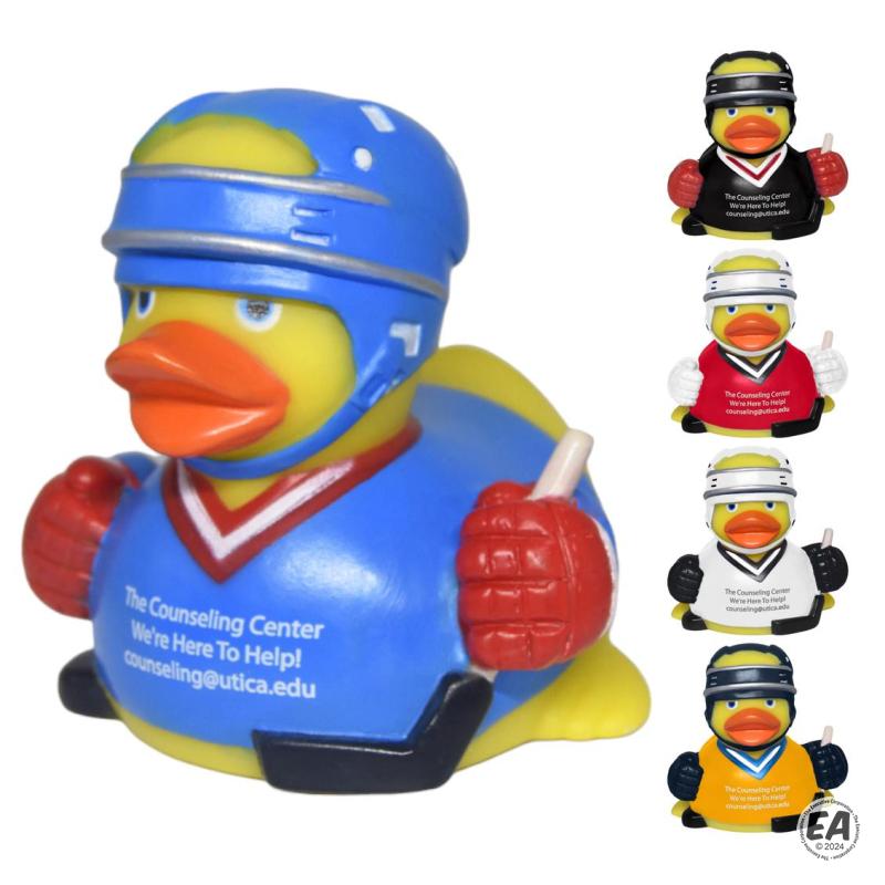 Promotional Rubber Hockey Duck | Customized Rubber Ducks | Branded