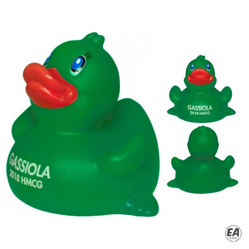 Promotional Rubber Green Duck Custom Rubber Ducks Customized Rubber