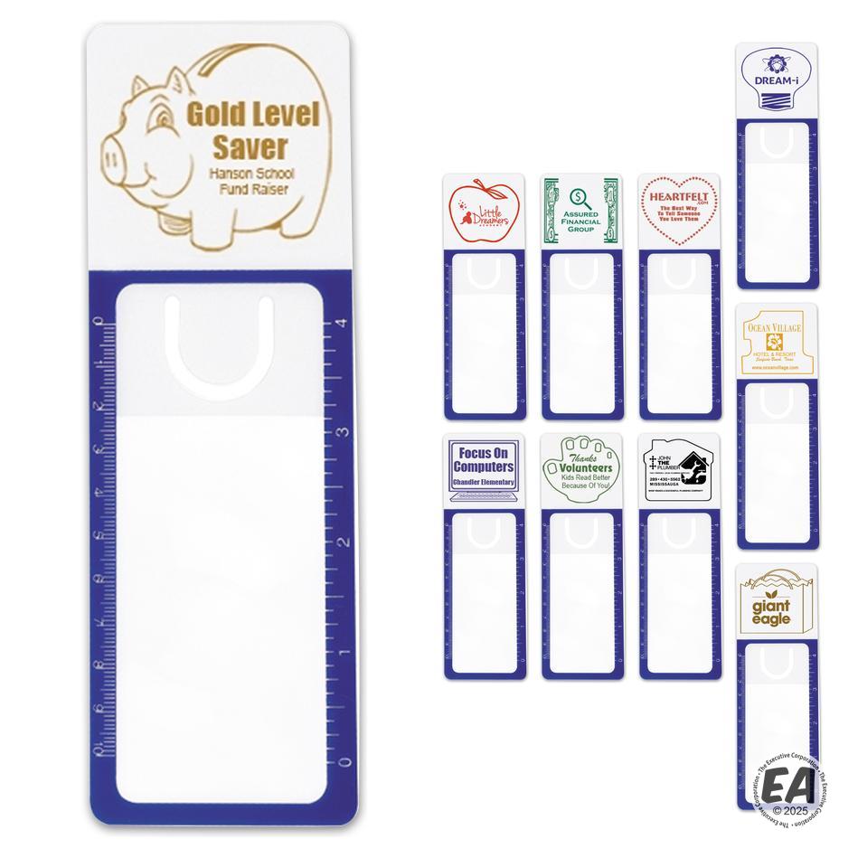 Customized Reader's Pal Bookmark / Ruler / Magnifier | Promotional ...