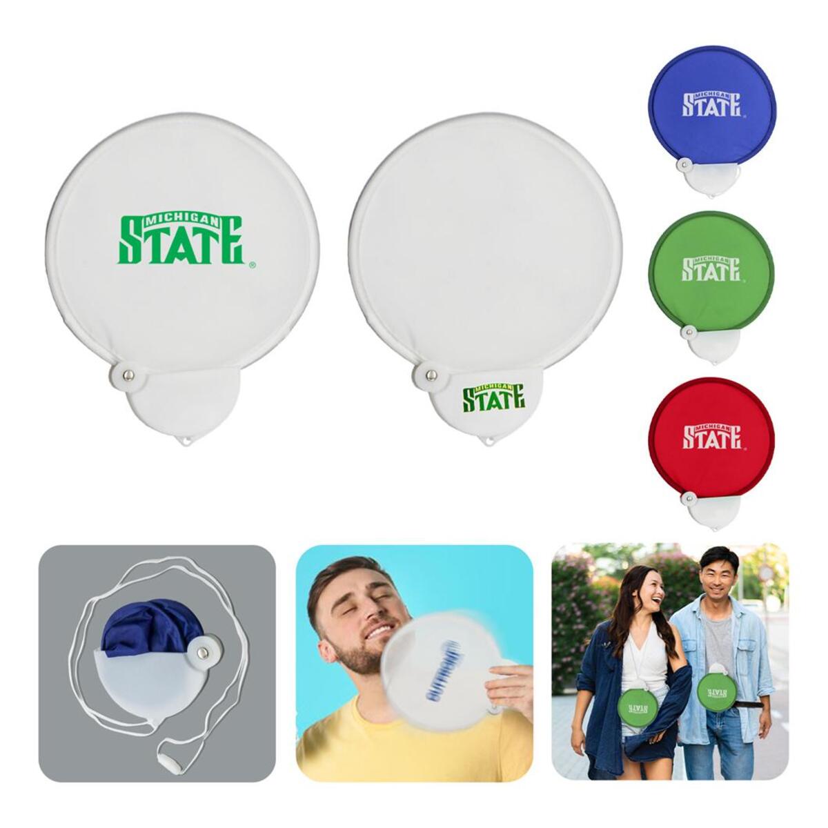 Branded Folding Paper Hand Fan | Custom Cooling Fans | Promotional ...