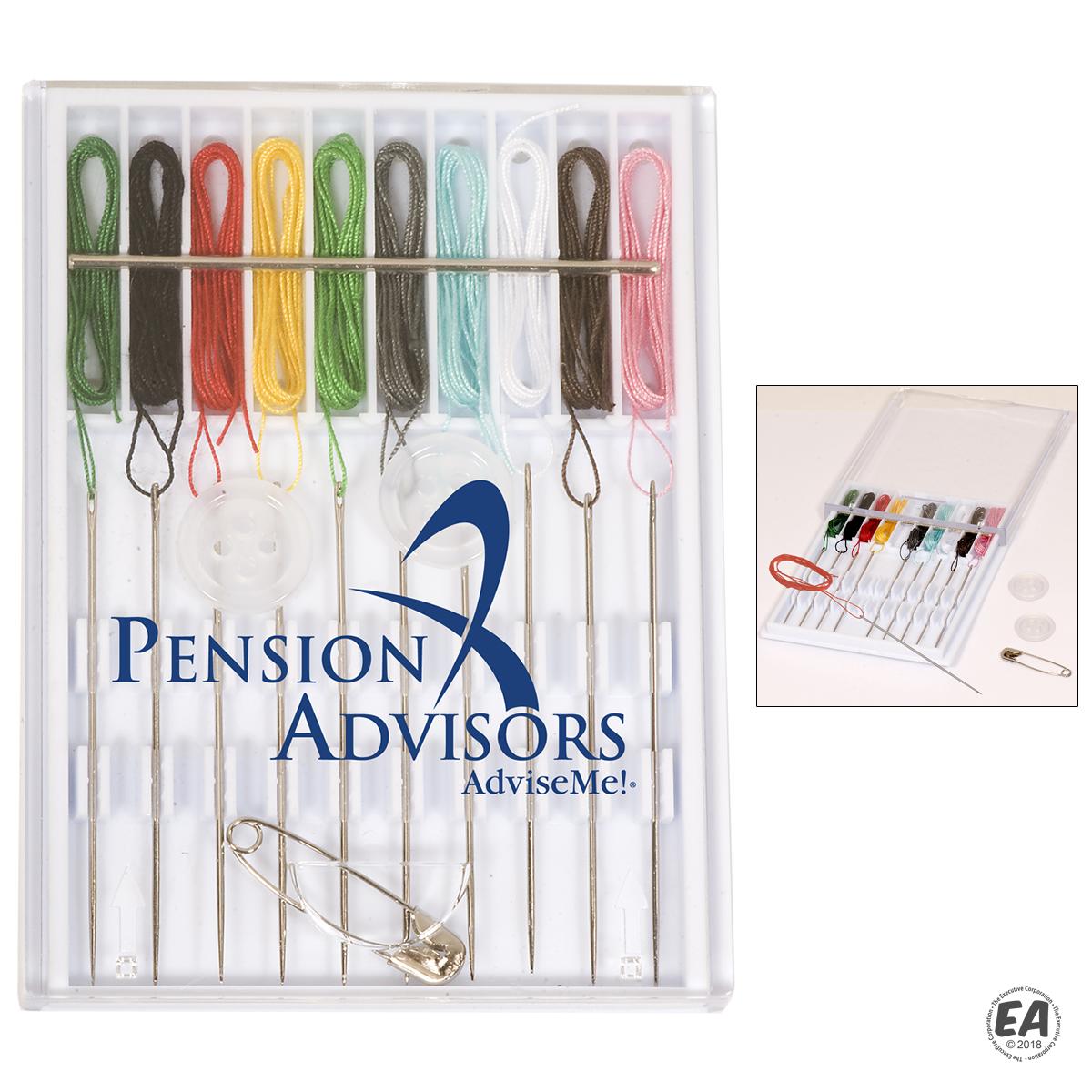 Customized PreThreaded Sewing Kit Promotional Sewing Kits Branded