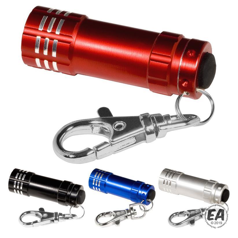 Customized Micro 3 LED Torch & Key Holder Promotional LED Flashlights