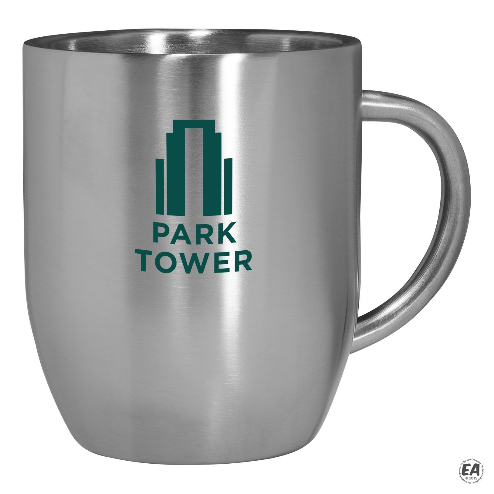 Branded 12 oz. Double Wall Stainless Steel Coffee Mug | Custom Travel ...