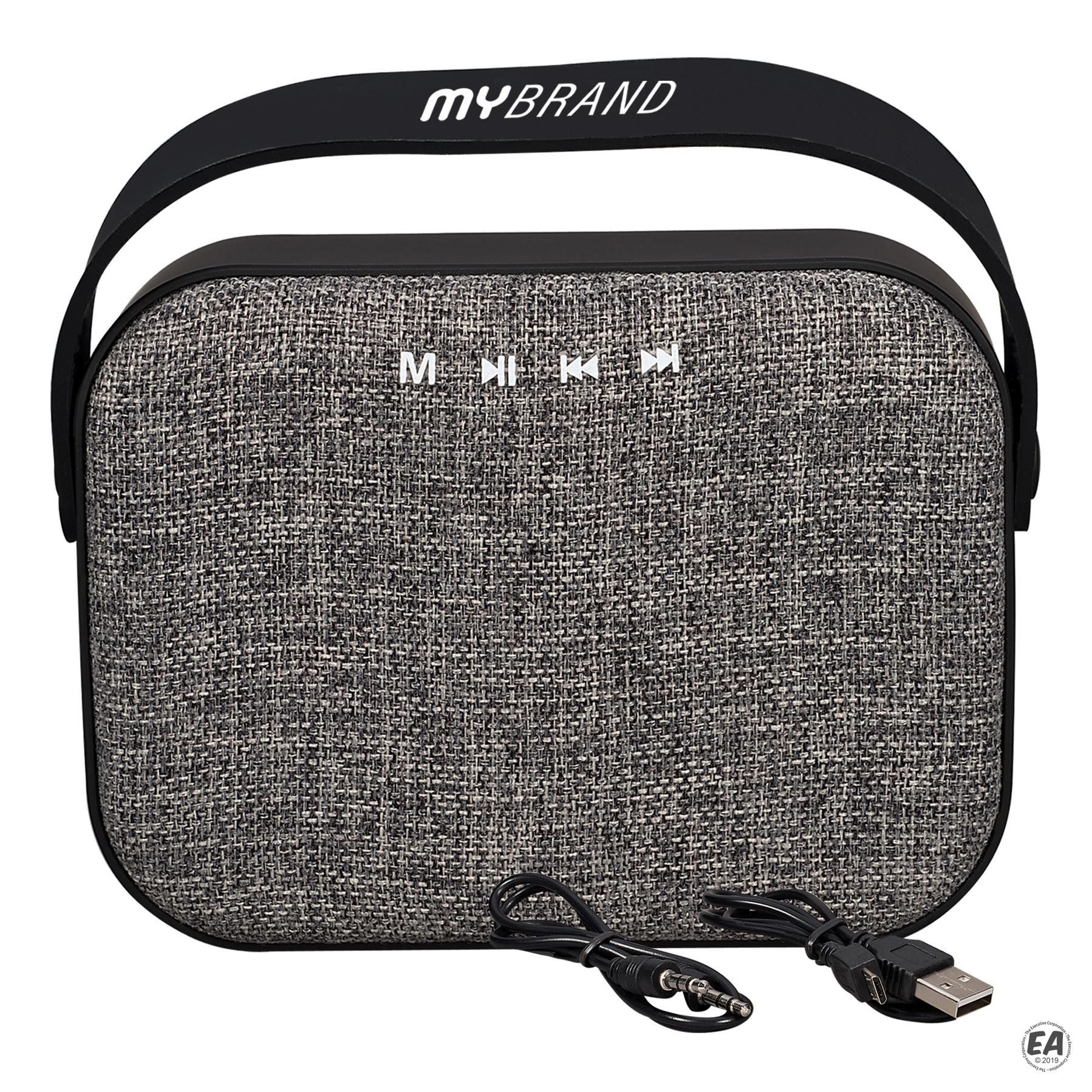 Customized Woven Fabric Wireless Speaker | Promotional Bluetooth ...