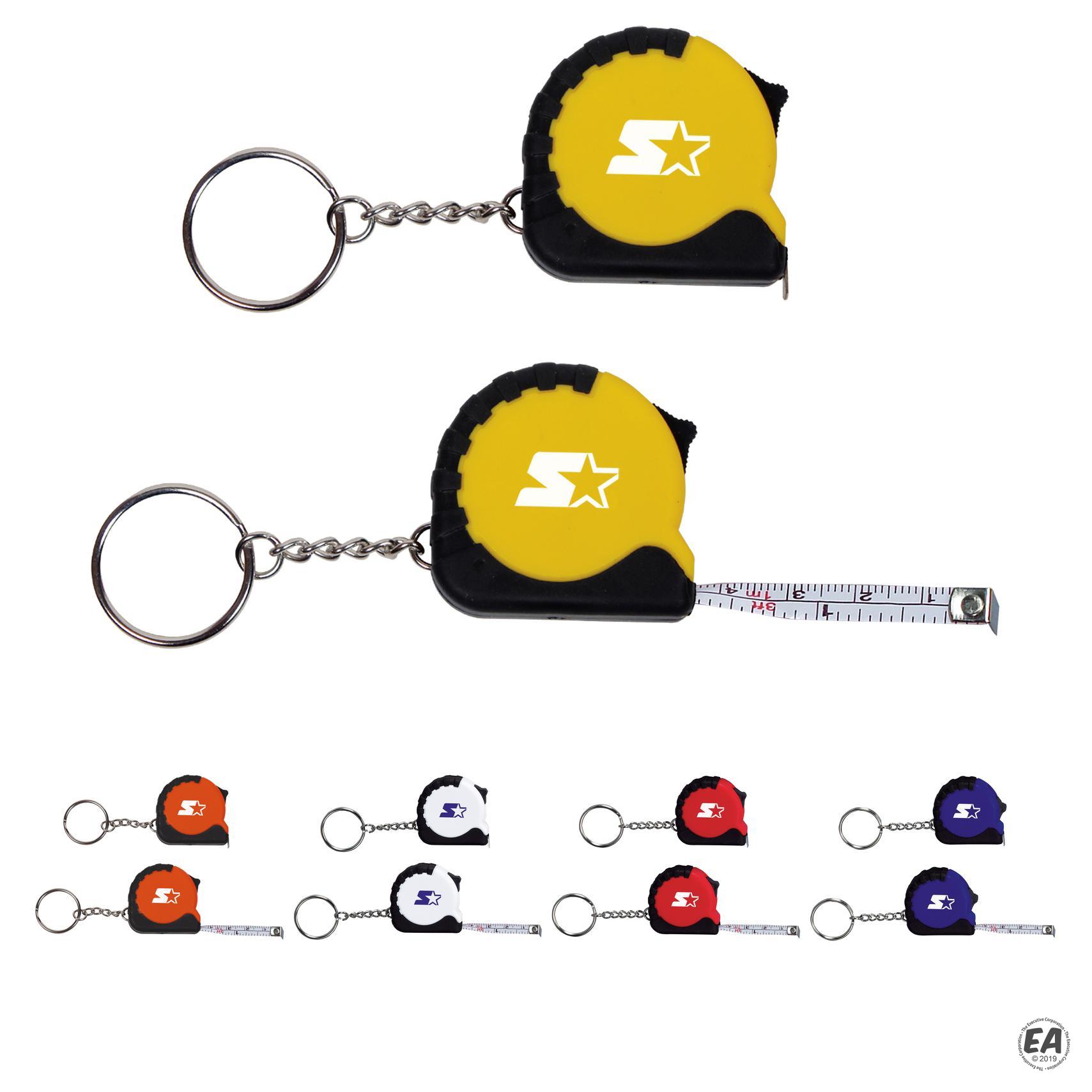 Promotional 3.25 FT Mini Grip Tape Measure Key Chain Customized