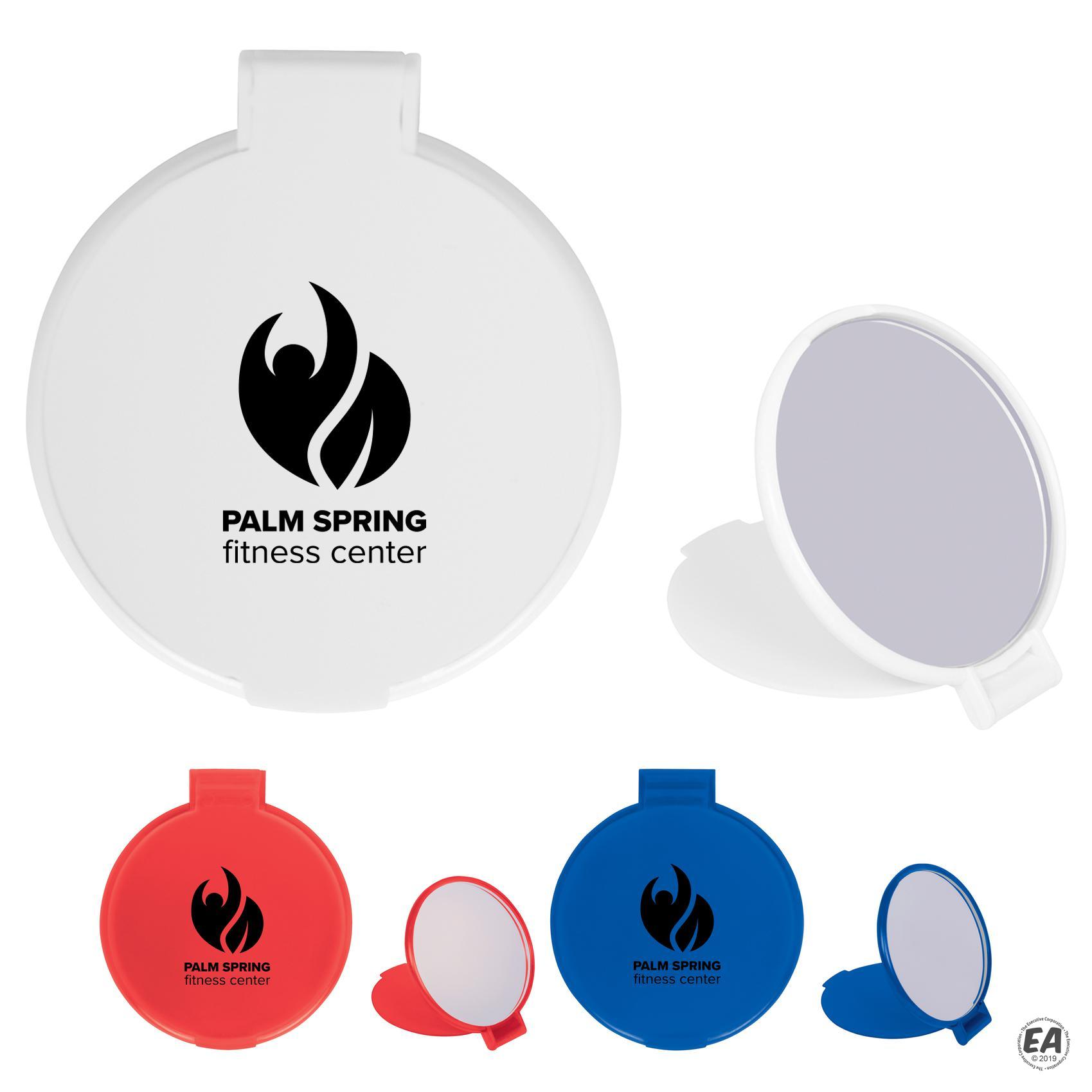 Promotional Compact Round Mirror Customized Pocket Mirrors Branded