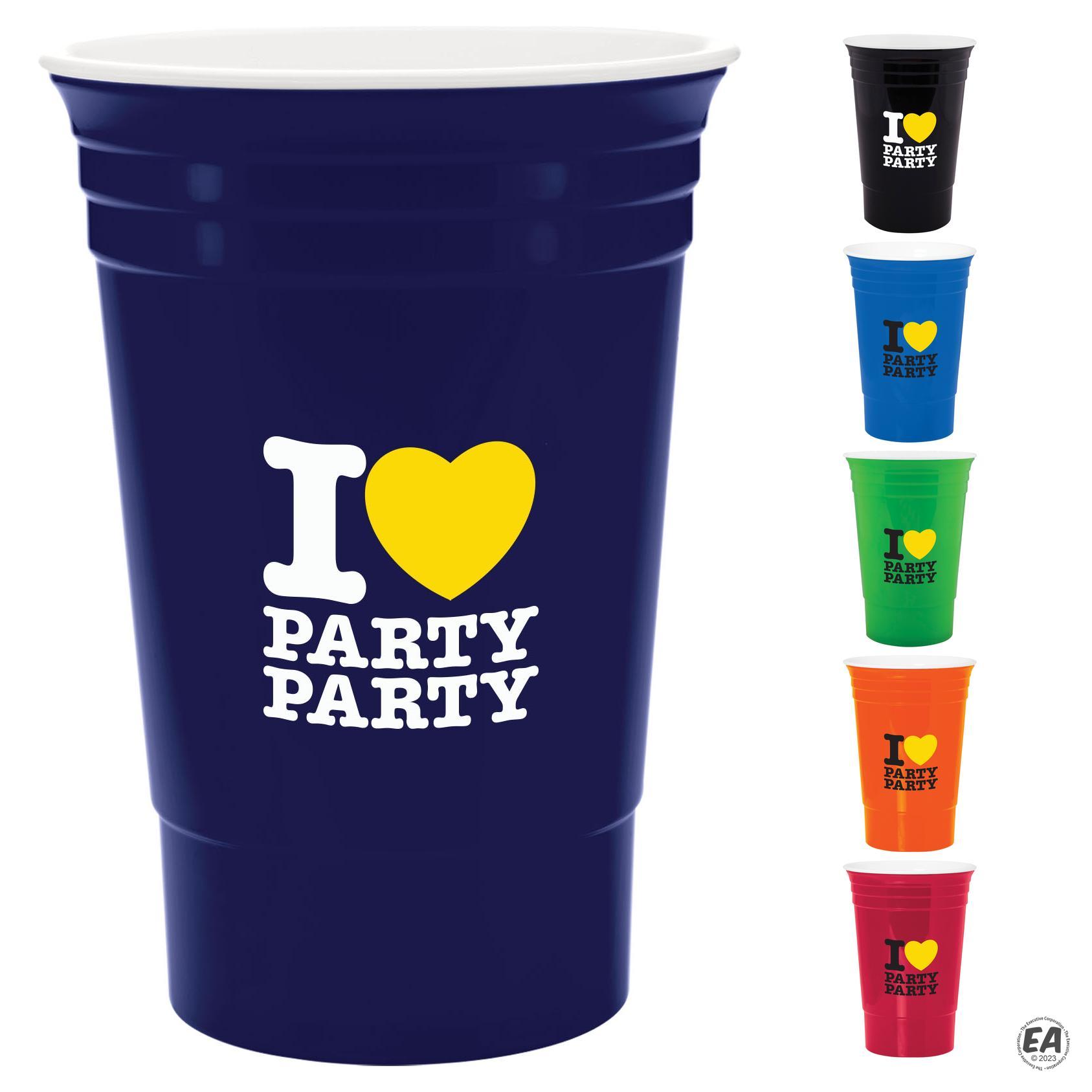 Promotional Game Day Tailgate Party Cups (16 Oz.)