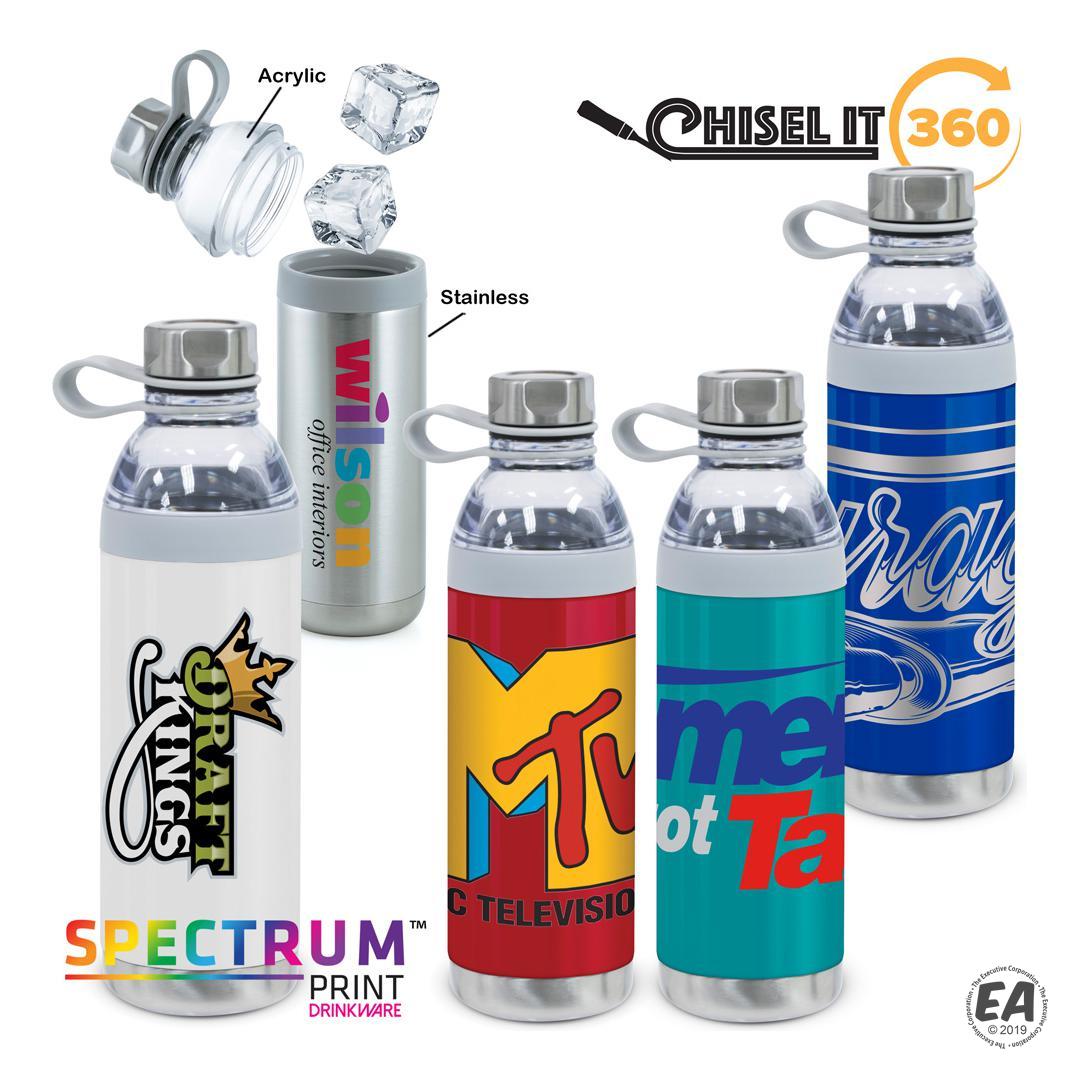 Custom Dual Opening 20 oz Stainless Steel Water Bottle | Customized ...