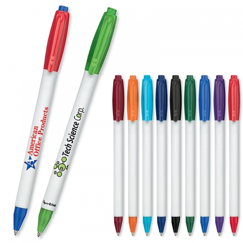 stijl Verzwakken Dezelfde Customized Paper Mate Sport Retractable White Pen | Custom Plastic Click  Pens | Promotional Paper Mate Sport Retractable White Pen