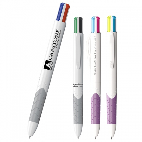 Ieder Merchandiser Net zo Custom Paper Mate Quatro Retractable Pen | Customized Multi Ink Pens |  Promotional Paper Mate Quatro Retractable Pen