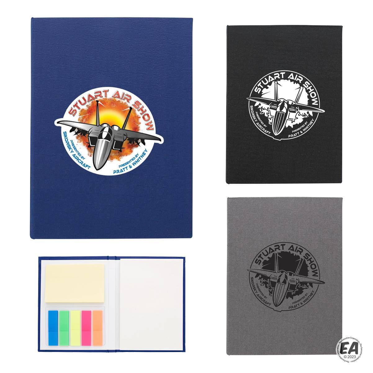 Promotional Jotter with Sticky Notes And Flags Customized Notepads